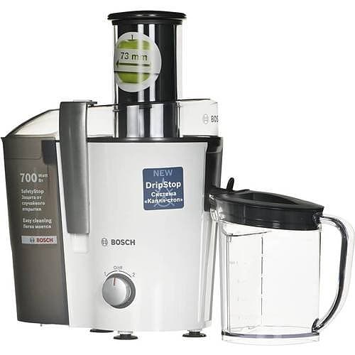 Bosch Juicepress, centrifug med extra stort påfyllningsrör