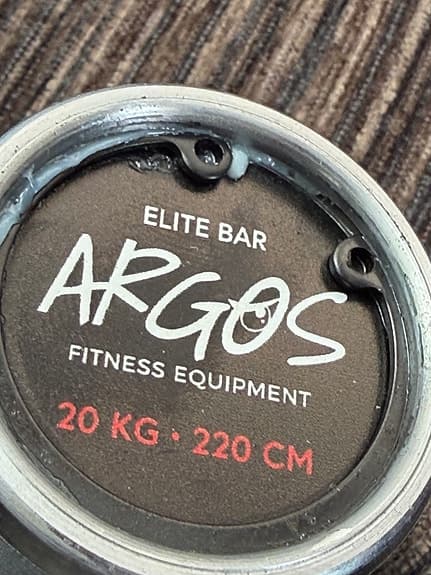 Argos skivstång 20 kg 220 cm + EZ curl bar