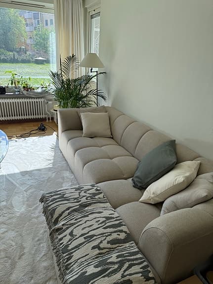 Jysk hörnsoffa beige