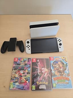 Nintendo Switch OLED spelkonsol vit
