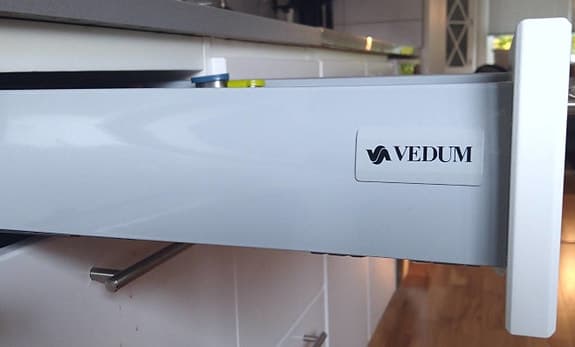 VEDUM Elsa vita lådfronter helt nya, passar lådsystem XP