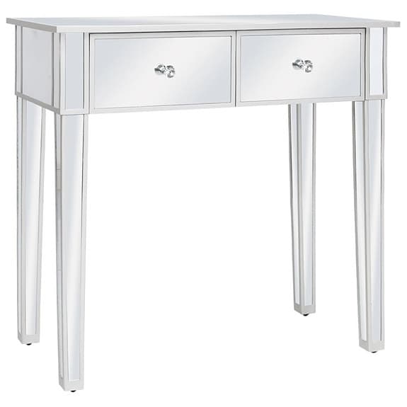 Sminkbord med 2 spegellådor/ golv spegel/ vägghängd spegel