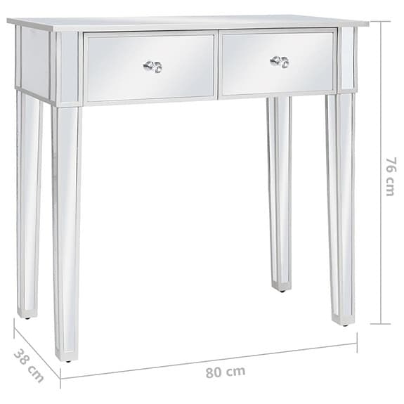 Sminkbord med 2 spegellådor/ golv spegel/ vägghängd spegel