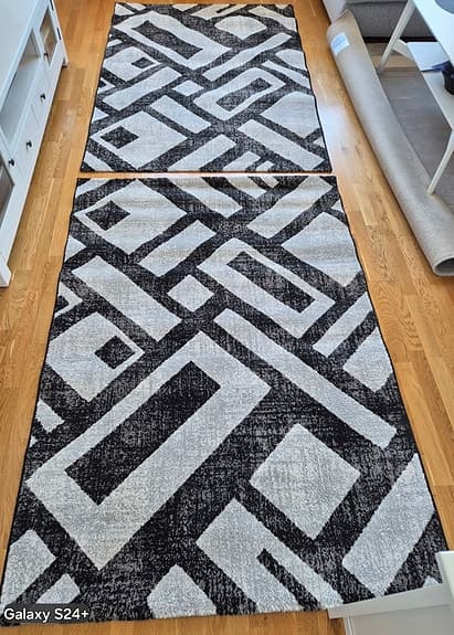 2 st.likadana mattor 135cm.x190cm