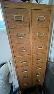 Arkivskåp med lådor