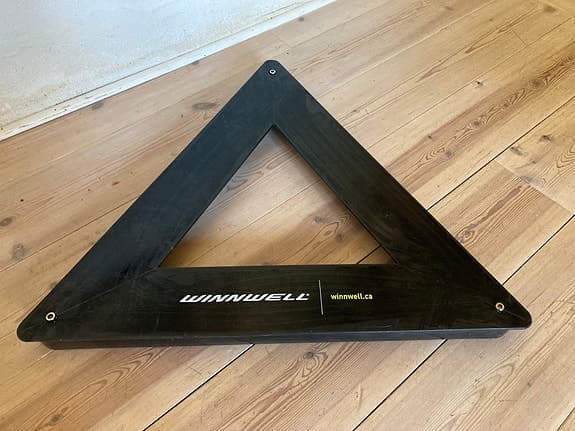 Winnwell triangelformad hockeypassare svart