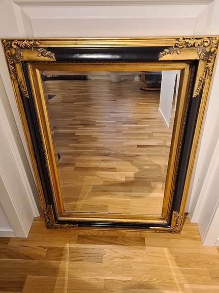 Spegel 70x89cm fasettslipning
