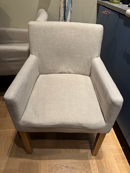 4 st Mio Matbordsstol beige/wood
