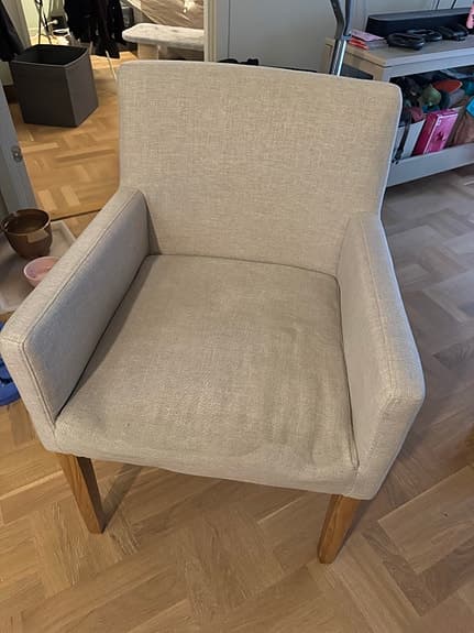 4 st Mio Matbordsstol beige/wood