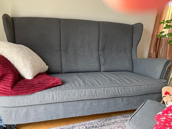 Grå 3 sits soffa