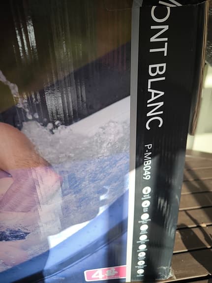 MSpa Mont Blanc uppblåsbart spabad