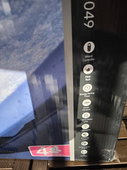 MSpa Mont Blanc uppblåsbart spabad