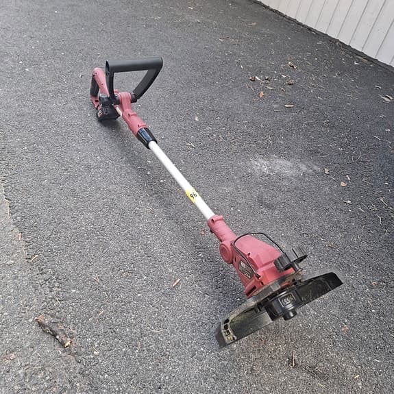 Meec tools 18V batteridriven grästrimmer röd