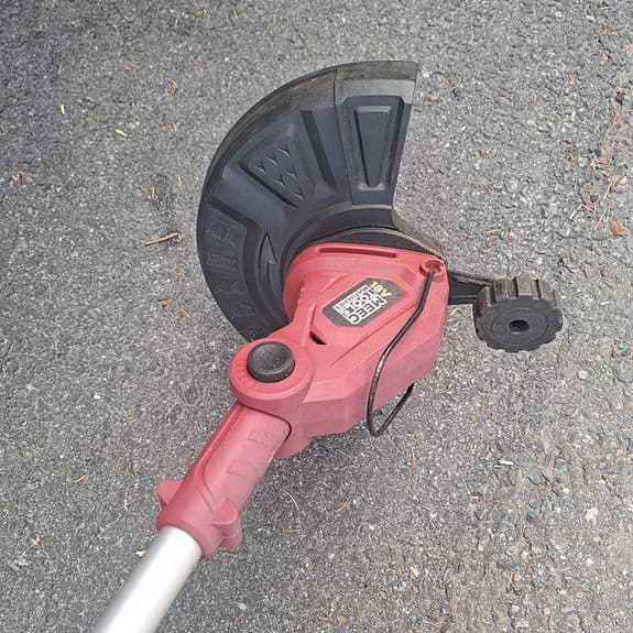 Meec tools 18V batteridriven grästrimmer röd
