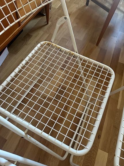 Niels Gammelgard ”Tednet” fällbara stolar IKEA 5st