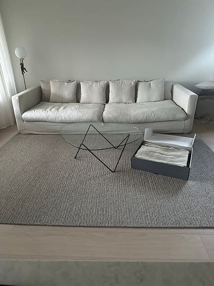 Decotique Le Grand Air XL 4-sits soffa + helt ny oanvänd klädsel