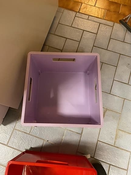 Plastbackar med hjul