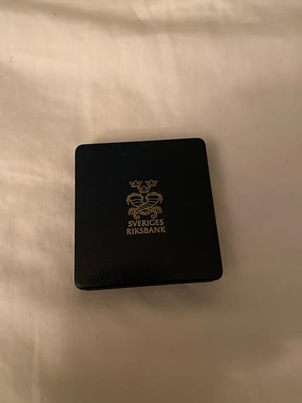 Sveriges Riksbank silvermynt Dag Hammarskjöld minnesmynt