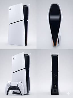 Sony Playstation 5 spelkonsol vit