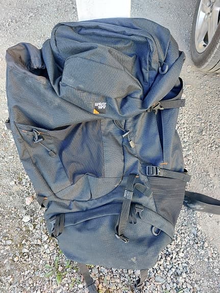 Sprayway Kebnekaise 55L vandringsryggsäck svart