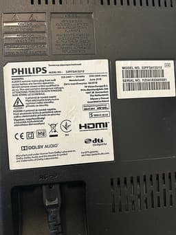 PHILIPS TV 32PFS4132/12 med väggstativ