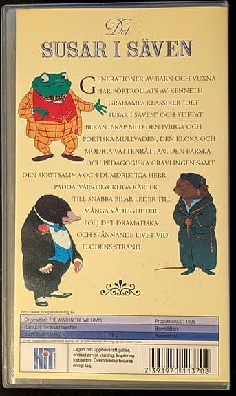 📼 Nostalgi! Det susar i säven (VHS) – Svenskt tal