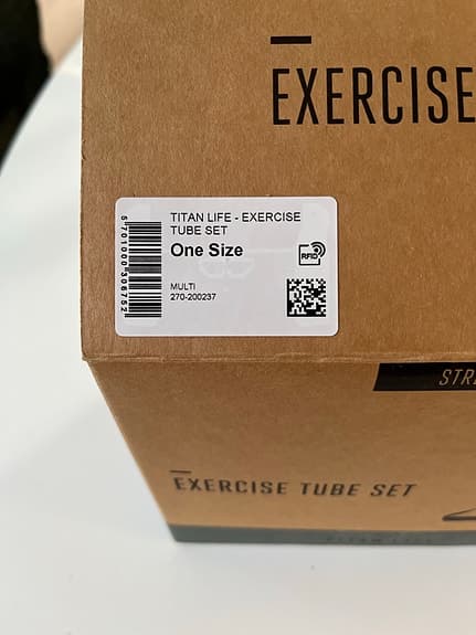 Titan Life Exercise Tube Set träningsband one size