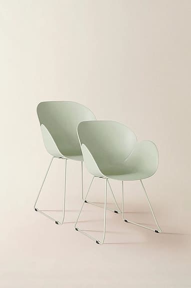 Stolar Jotex Osaka 4 stycken, mintgröna