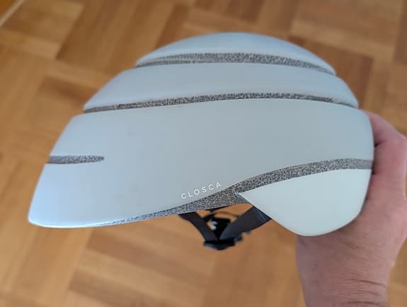 Closca ihopfällbar cykelhjälm M vit