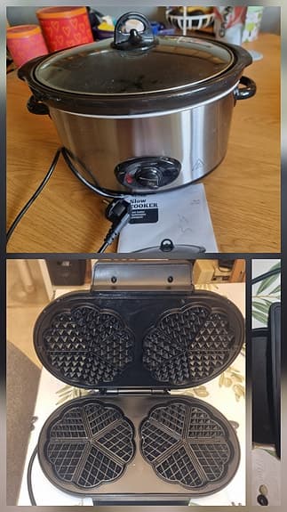 VÅFFELJÄRN OCH SLOW COOKER