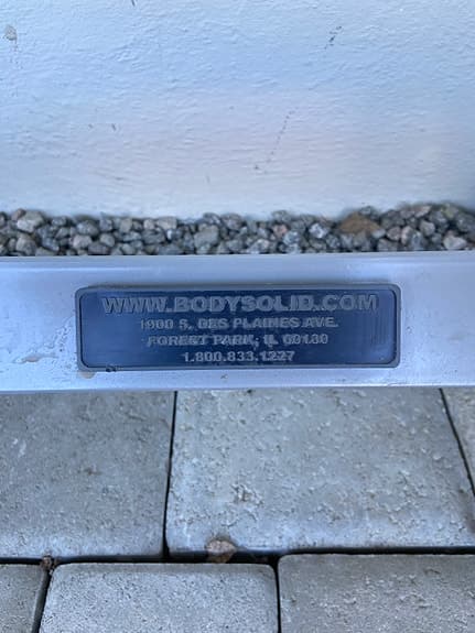 Skivstångsställning Bodysolid