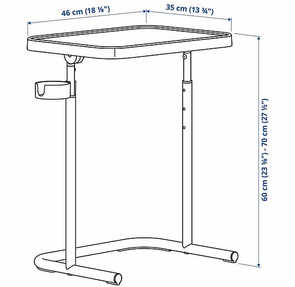 Laptopställ IKEA Björkåsen
