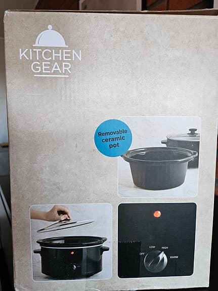 Kitchen Gear slow cooker svart