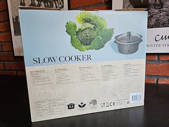 Kitchen Gear slow cooker svart