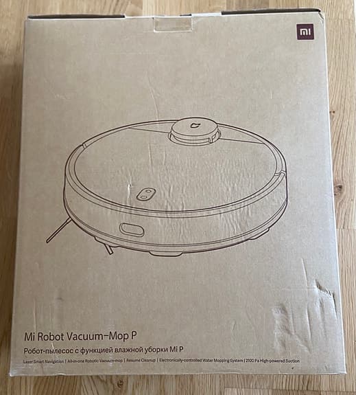 Xiaomi Mi Robot Vacuum-Mop P robotdammsugare vit