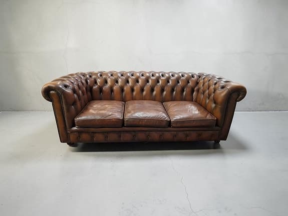 Superfin Chesterfield 3-sits soffa