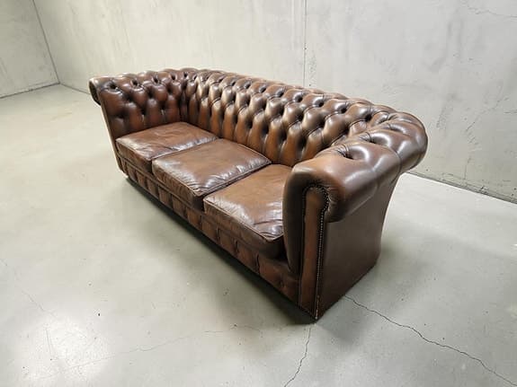 Superfin Chesterfield 3-sits soffa