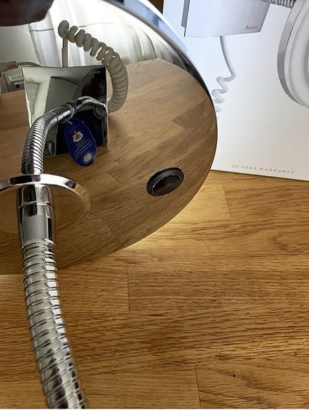 Smedbo LED sminkspegel väggmonterad krom