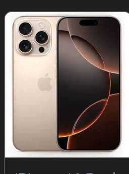 Apple iPhone 16 Pro smartphone 128 GB guld