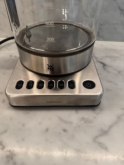 Vattenkokare med temp. inställningar