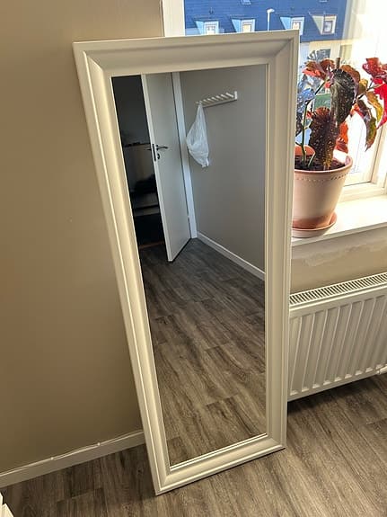 IKEA TOFTBYN spegel vit