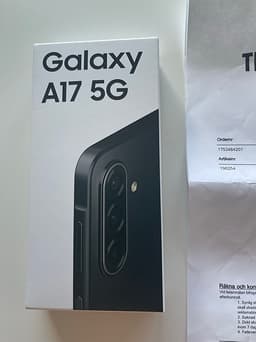Samsung Galaxy A17 5G mobil 128 GB svart
