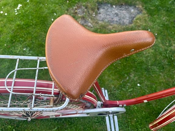 Monark stadscykel 28" unisex L röd