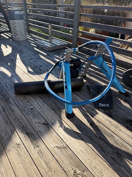 Tacx Booster cykeltrainer blå