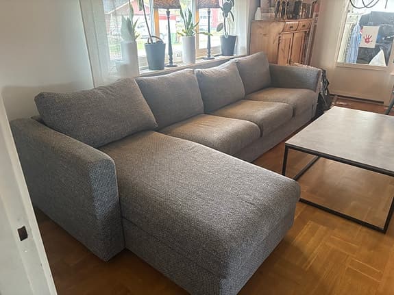 Soffa Vimle 4 sits med schäslong