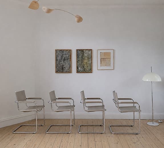 4 vintage bauhaus stolar