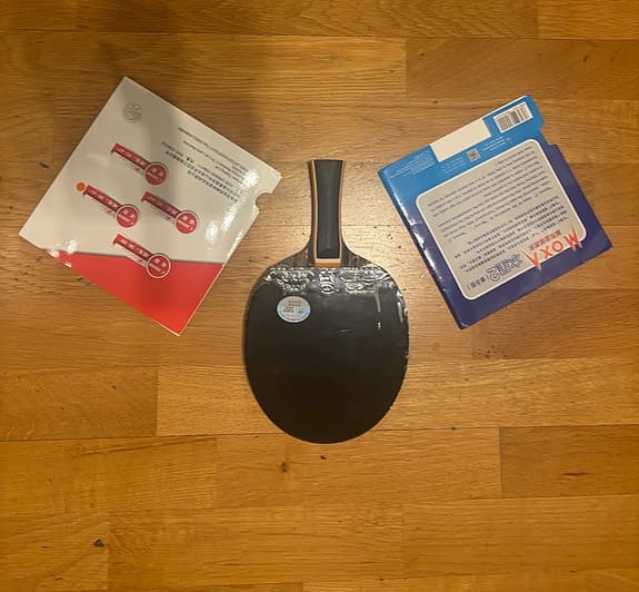 Boer WRB hybrid innerforce, lackad) med kinesiska gummin  YINHE +PALIO (157,5g)
