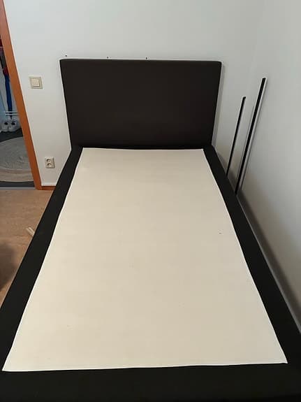 120 säng kontinental