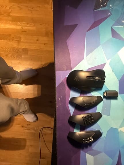Razer Naga Trinity gamingmus svart