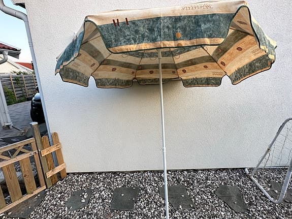 Parasoll flerfärgat med mönster